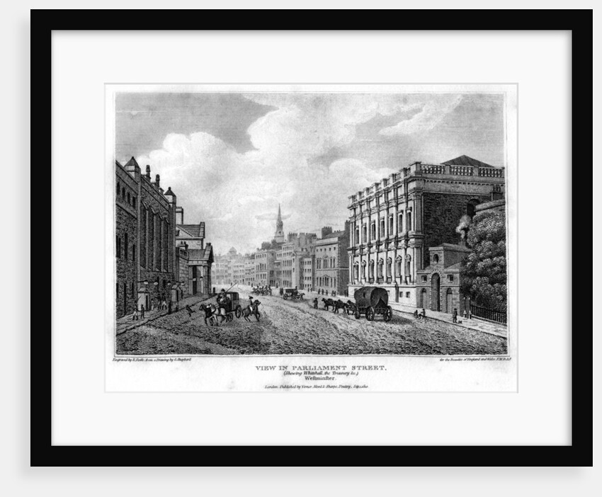 View in Parliament Street, Westminster, London by R Roffe
