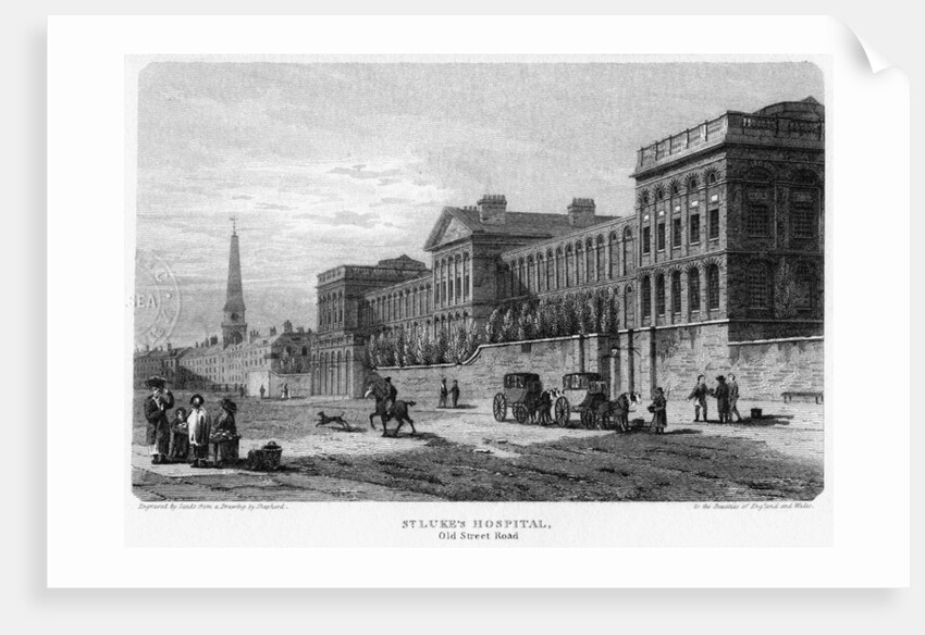 St Luke's Hospital, Old Street, Finsbury, London by Sands