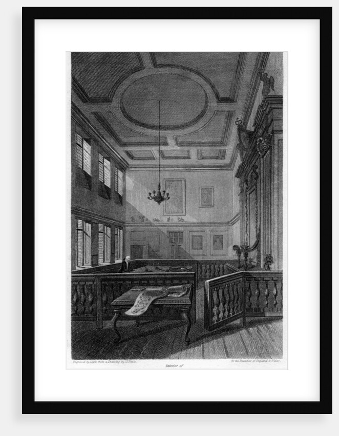 Interior of the Heralds' College, London by Lewis