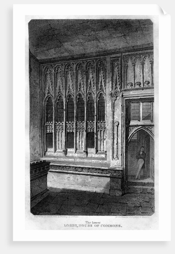 The Lower Lobby, House of Commons, Westminster, London by Sands