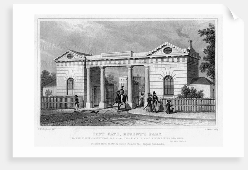 East Gate, Regent's Park, London by Thomas Barber
