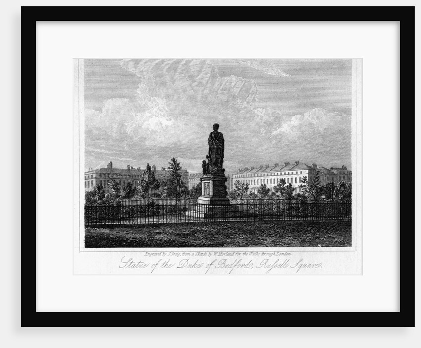 Statue of the Duke of Bedford, Russell Square, Bloomsbury, London by J Greig