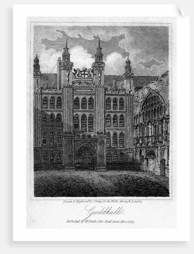 Guildhall, City of London by J Greig