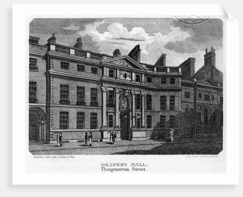 Drapers' Hall, Throgmorton Street, City of London by Sands