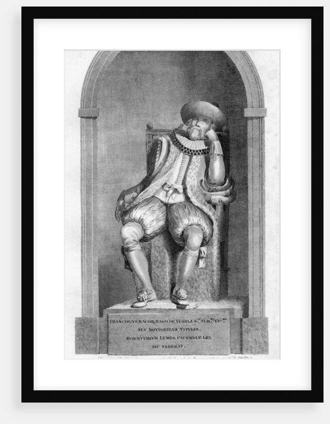 Monument of Sir Francis Bacon, St Michael's Church, St Albans, Hertfordshire by G Cooke