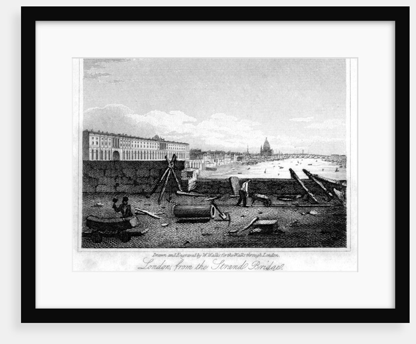 London from the Strand Bridge by W Wallis