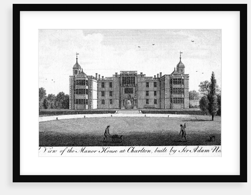 A View of the Manor House at Charlton, built by Sir Adam Newton by Anonymous