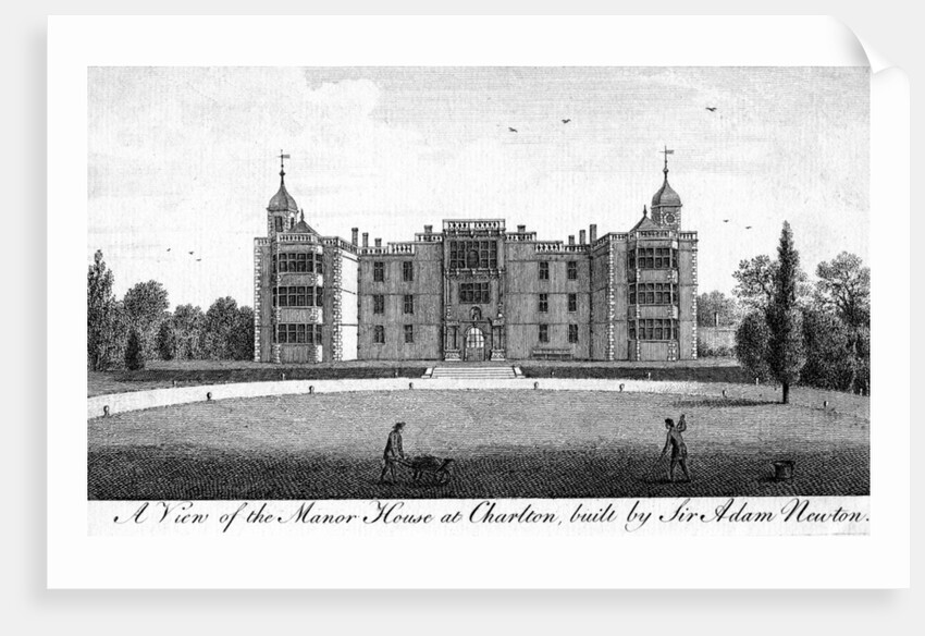A View of the Manor House at Charlton, built by Sir Adam Newton by Anonymous