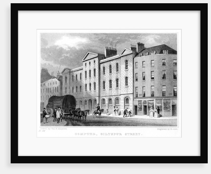 Compter, Giltspur Street, London by R Acon