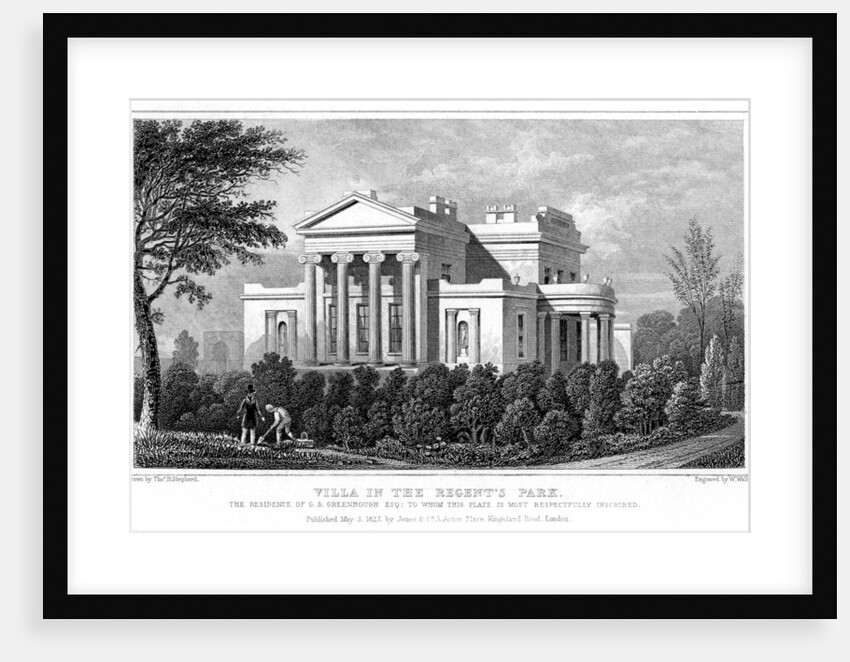 Villa in Regent's Park, London by W Wallis