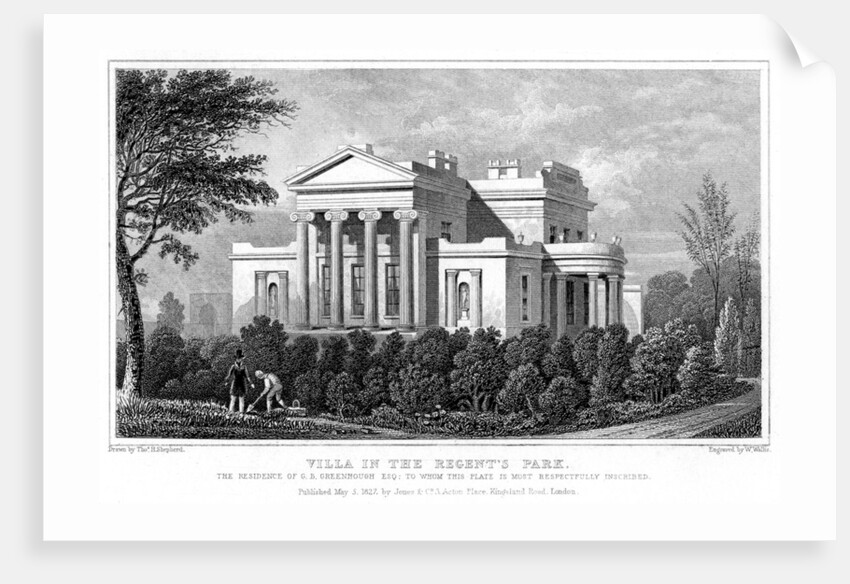Villa in Regent's Park, London by W Wallis