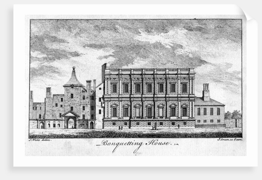 Banqueting House, Whitehall Palace, Westminster, London by J Green