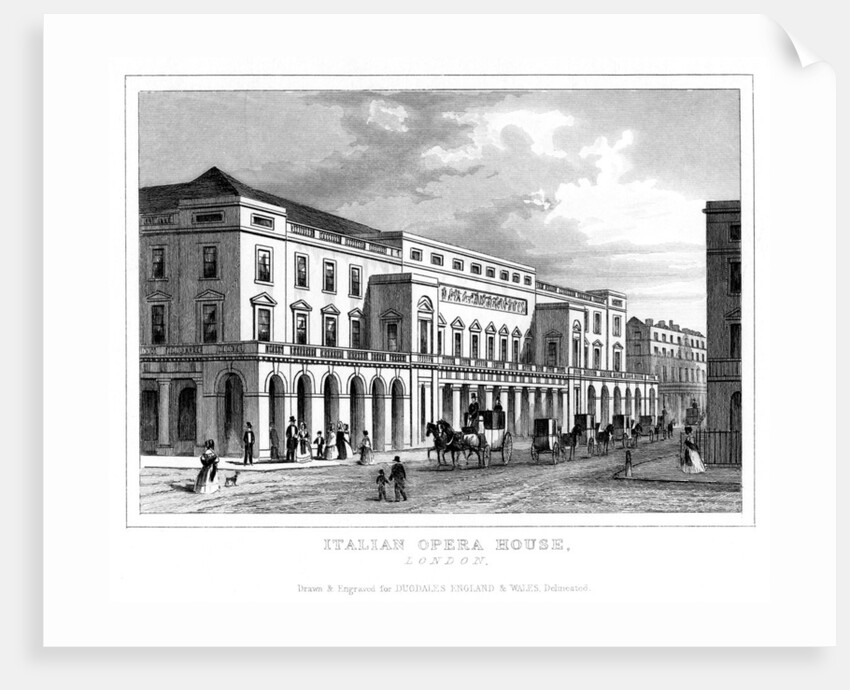Italian Opera House, Haymarket, Westminster, London by Anonymous
