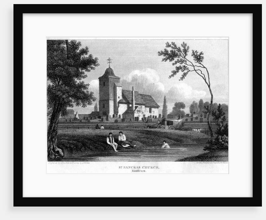 St Pancras Old Church, London by Charles Pye