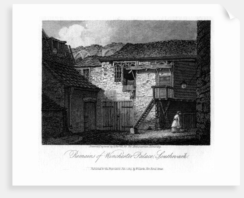 Remains of Winchester Palace, Southwark, London by JC Varrall