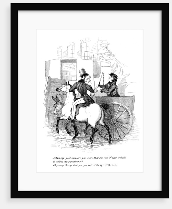 Cartoon on a riding theme by Anonymous