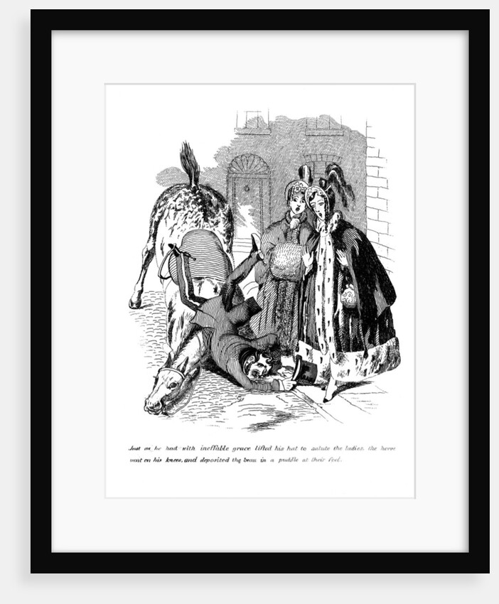 Cartoon on a riding theme by Anonymous