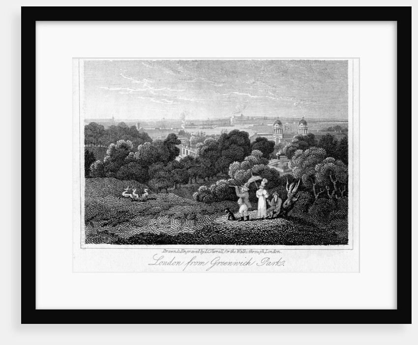 London from Greenwich Park by I Varrall