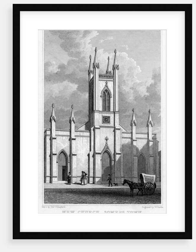 New church, Somers Town, Camden, London by William Deeble