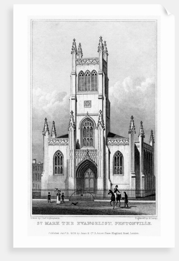 Church of St Mark the Evangelist, Pentonville, Islington, London by S Lacey