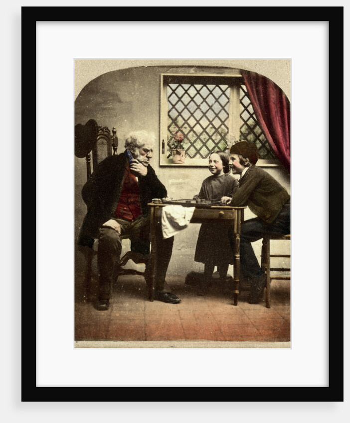 The March of Intellect, or, Old Bull in a Fix, (Now Grandfather it's your move) by Anonymous