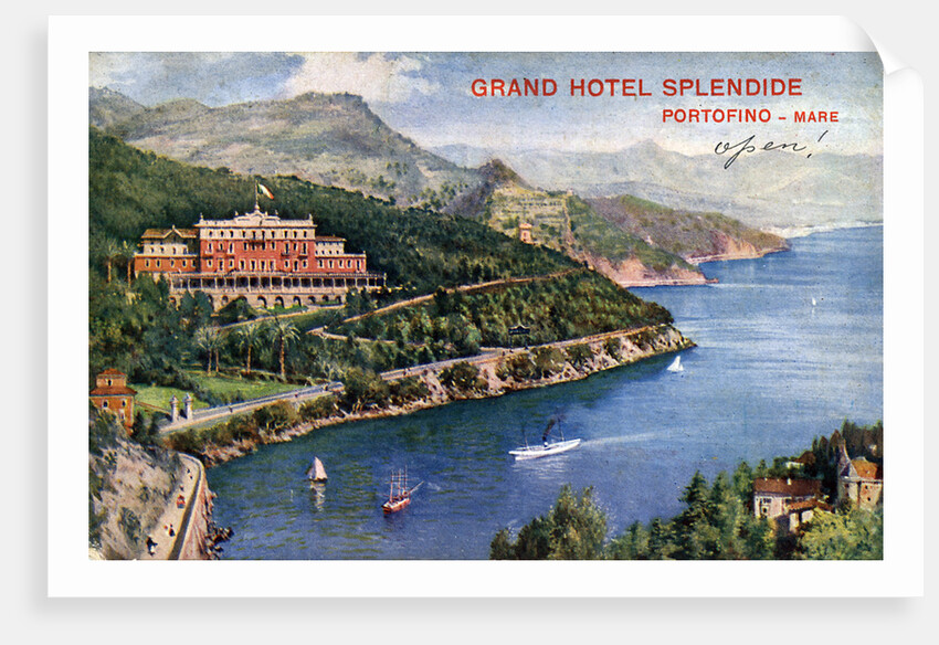 Grand Hotel Splendide, Portofino, Italy by Anonymous