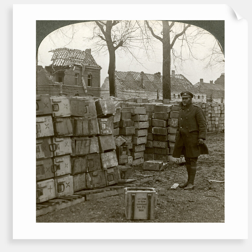 Abandoned German ammunitions near Cambrai, World War I by Realistic Travels Publishers