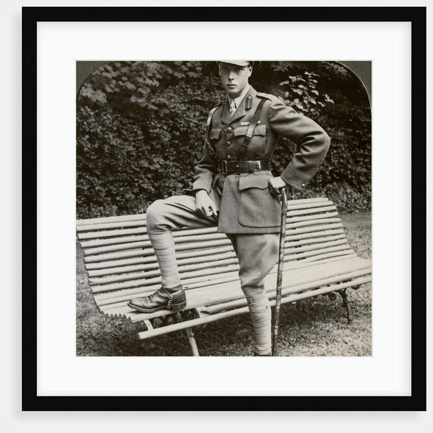 The Prince of Wales in military uniform, France, World War I by Realistic Travels Publishers