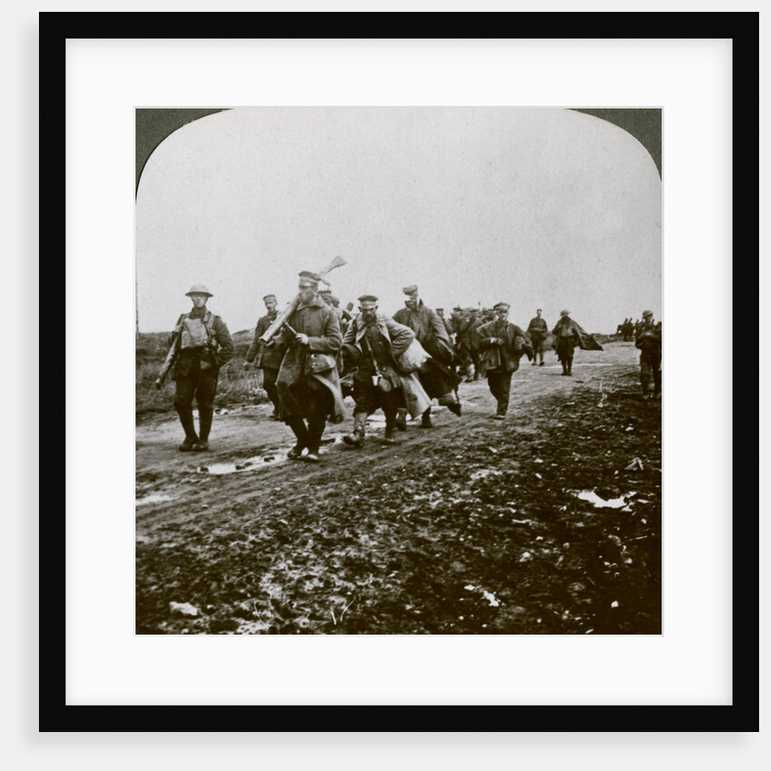 Prussians captured by 'Old Contemptibles' in the advance at Pozieres, World War I by Realistic Travels Publishers
