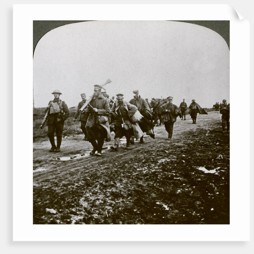 Prussians captured by 'Old Contemptibles' in the advance at Pozieres, World War I by Realistic Travels Publishers