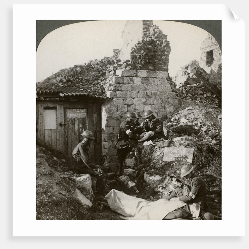 The Royal Army Medical Corps at Monchy dressing station, France, World War I by Realistic Travels Publishers