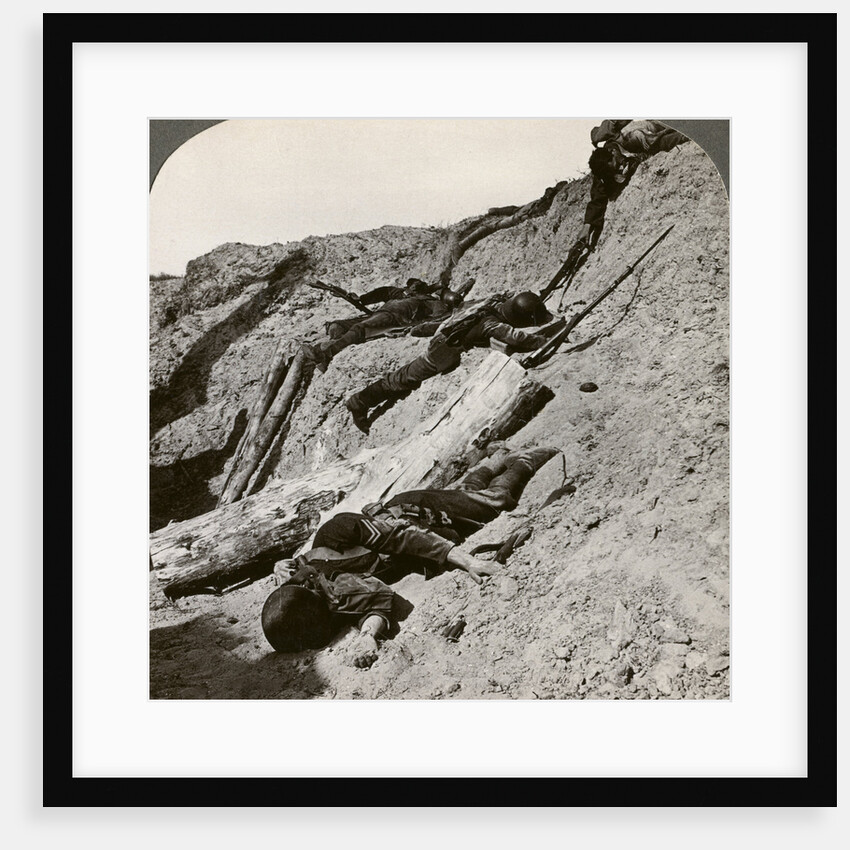 British and German dead near the Hohenzollern Redoubt, Lens, France, World War I by Realistic Travels Publishers