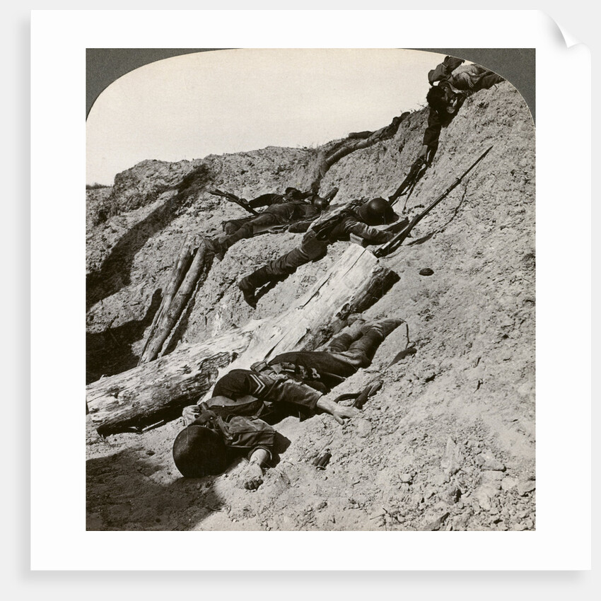 British and German dead near the Hohenzollern Redoubt, Lens, France, World War I by Realistic Travels Publishers