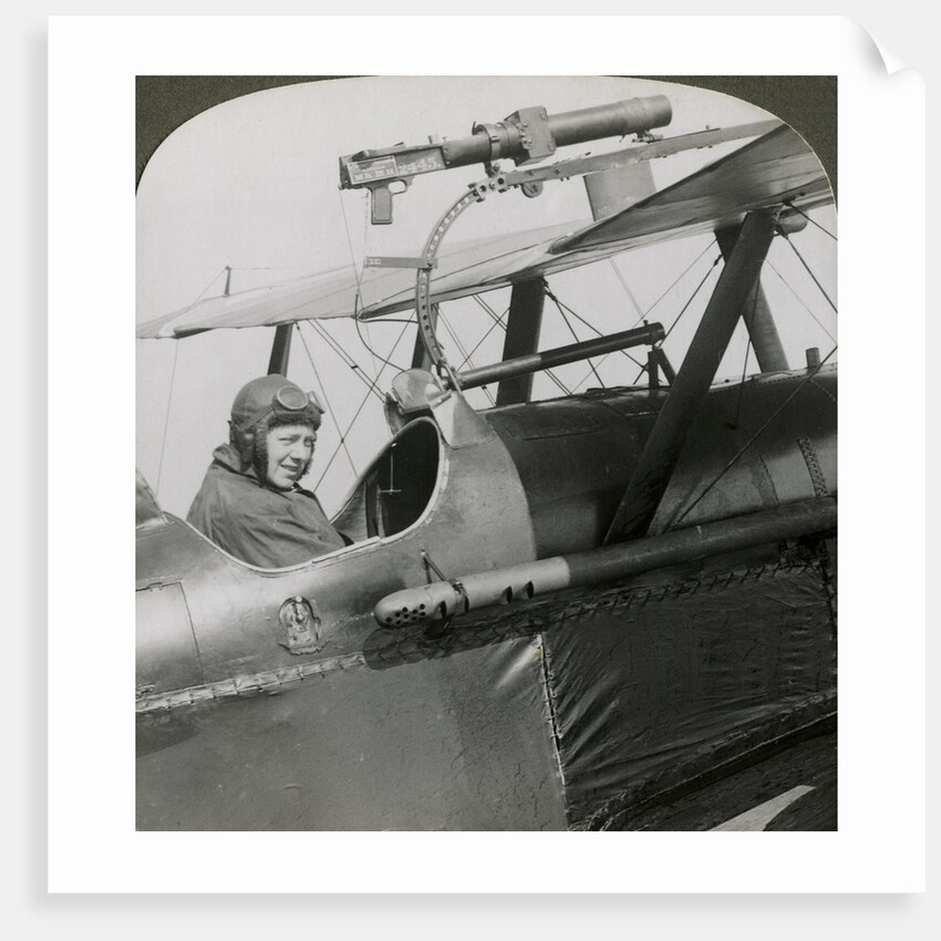 Sopwith Scout with photographic gun mounted on the upper wing, World War I by Realistic Travels Publishers