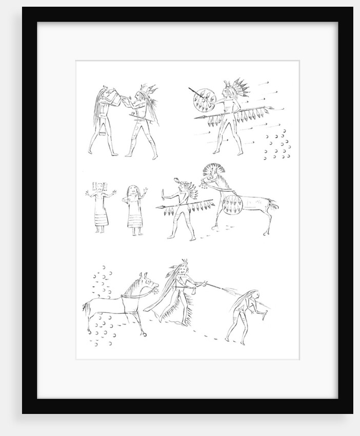 Exploits of 'Four Bears', Native American warrior by Myers and Co