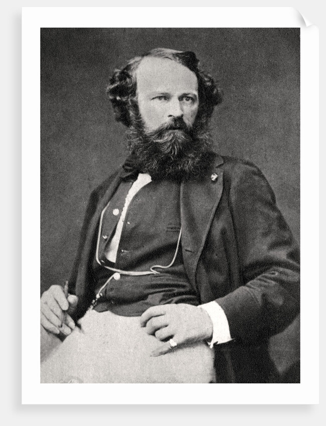 Arsene Houssaye, French novelist and poet by Anonymous
