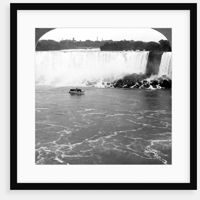 Niagara Falls and the 'Maid of the Mist', from the Canadian Cliffs, Canada by Realistic Travels Publishers