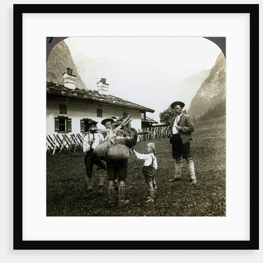 Bavarian Mountaineers, Germany by Underwood & Underwood