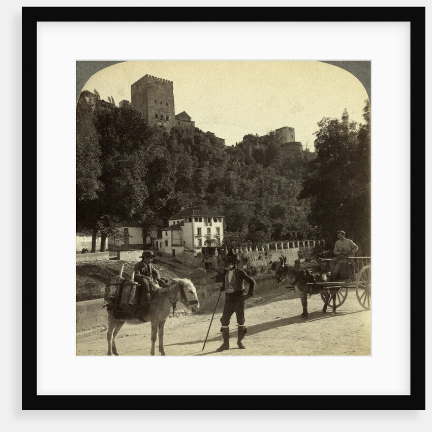 The Alhambra, Granada, Andalusia, Spain by Underwood & Underwood