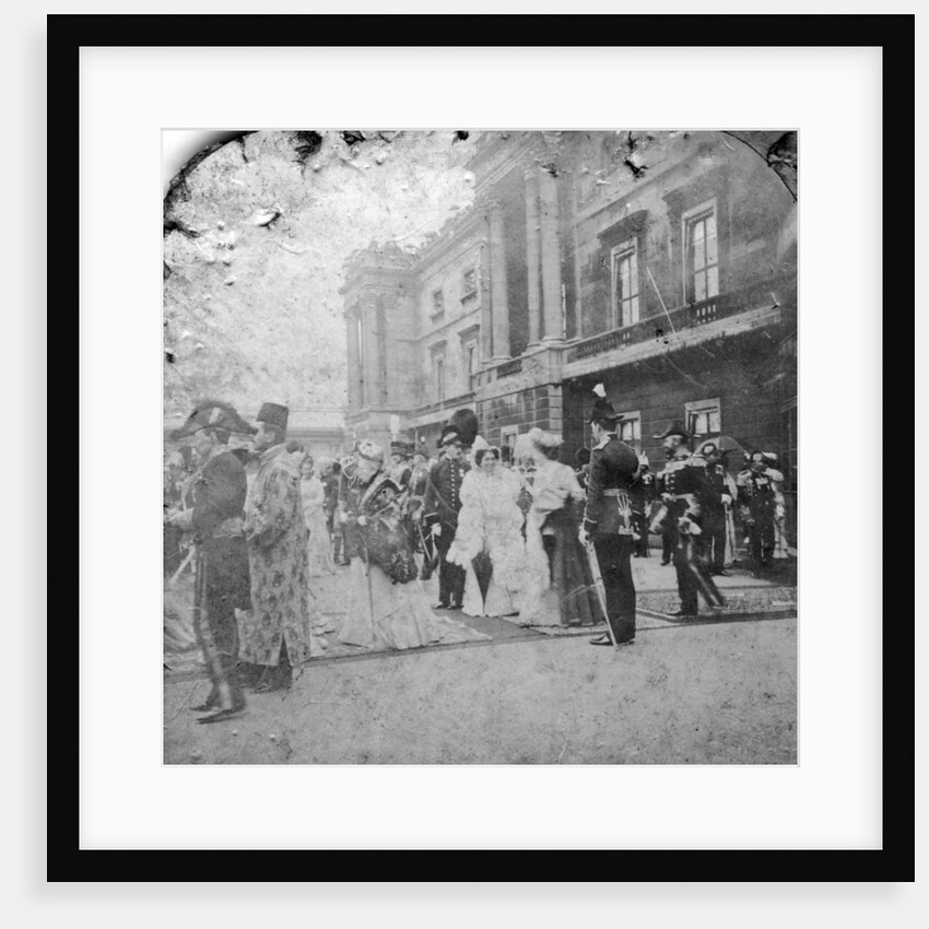 Review of Indian and Colonial troops by HM the King, Buckingham Palace, London by Excelsior Stereoscopic Tours