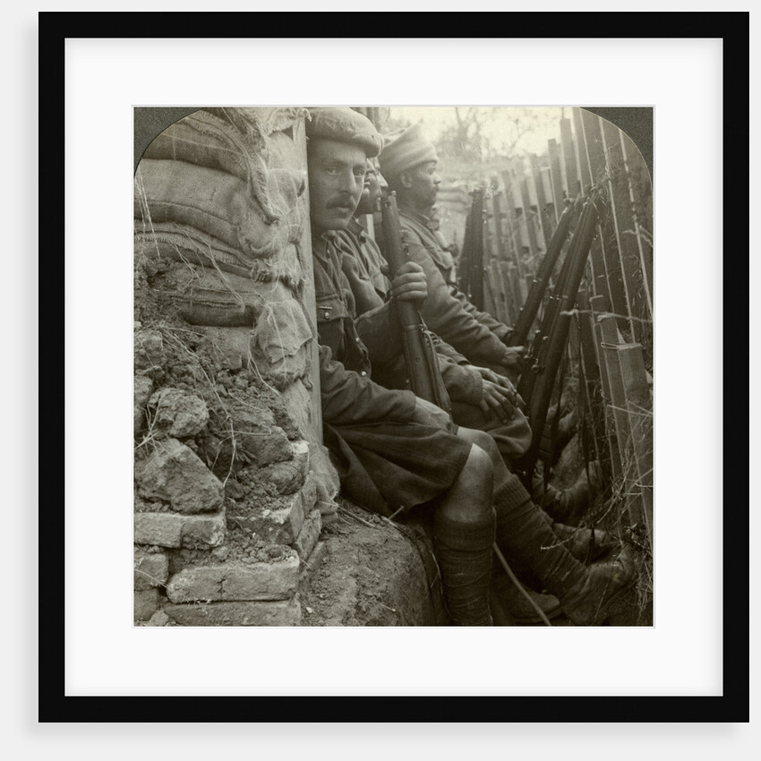 Indian soldiers in the trenches, World War I by Realistic Travels Publishers