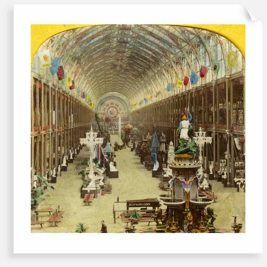 Interior view of the International Exhibition, London by Anonymous