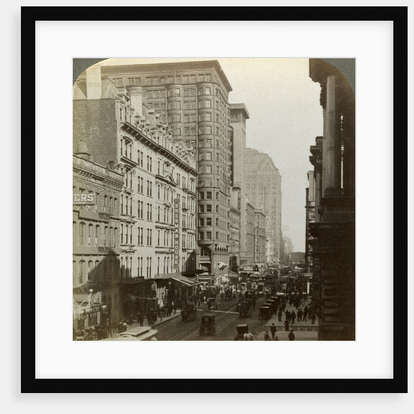 Skyscrapers, Randolph Street, Chicago, Illinois, USA by Underwood & Underwood