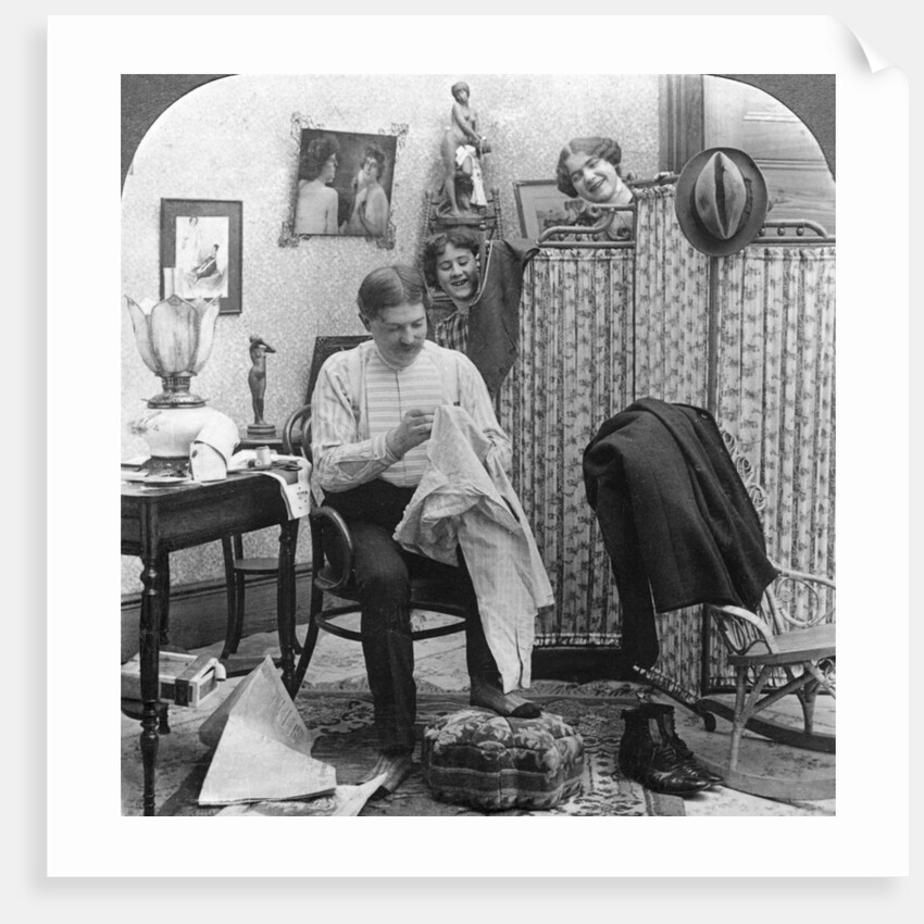 Trials of Bachelorhood by American Stereoscopic Company