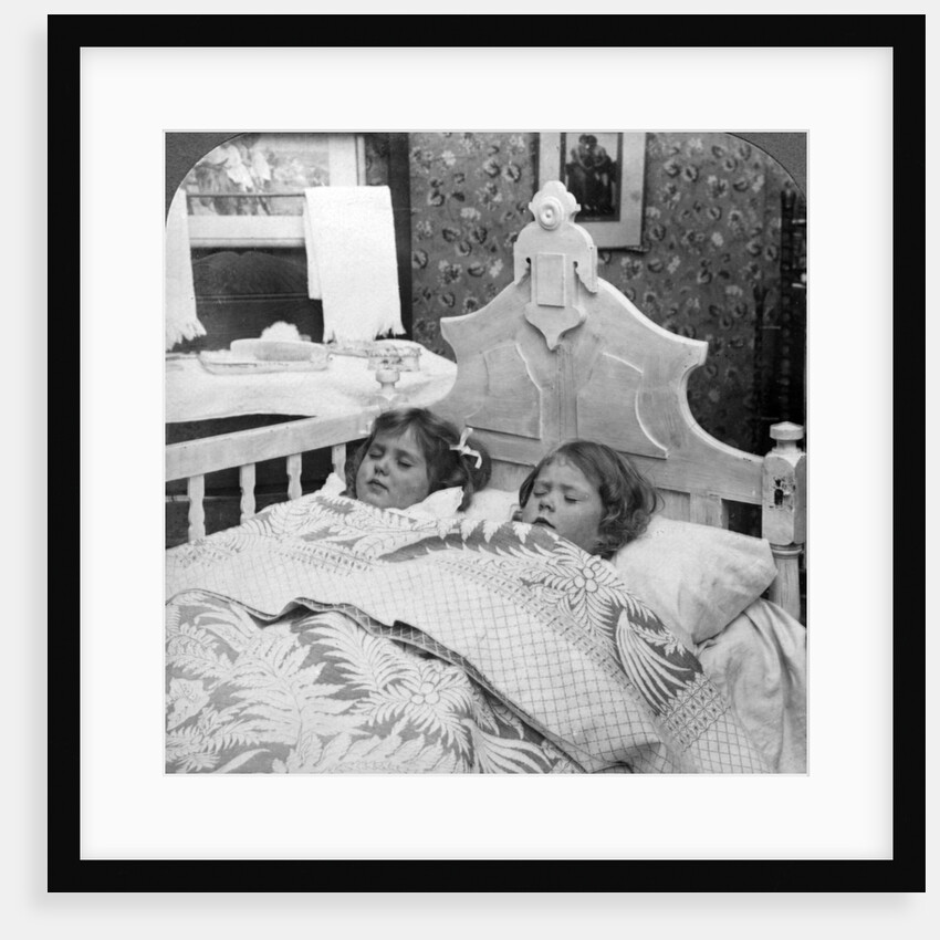 Sandman's Coming, Trying to go to Sleep by American Stereoscopic Company