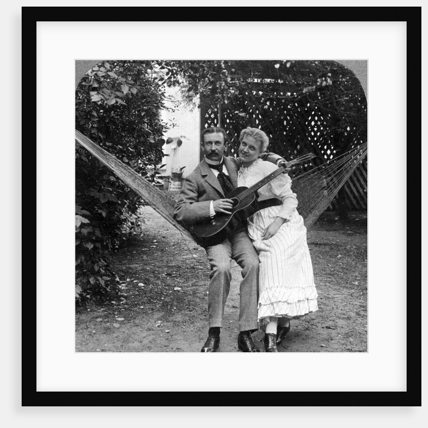 The Musical Pair in the Hammock by American Stereoscopic Company