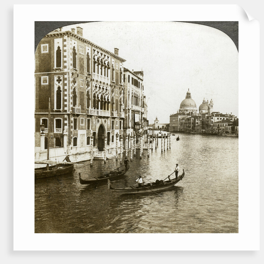 The Grand Canal, Venice, Italy by Underwood & Underwood