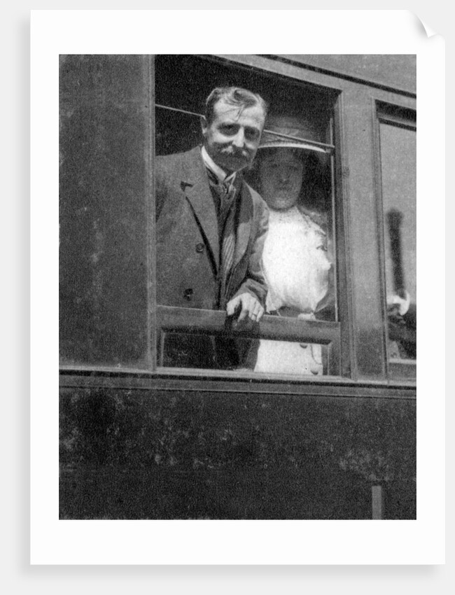 Louis Bleriot, pioneering French aviator by Anonymous