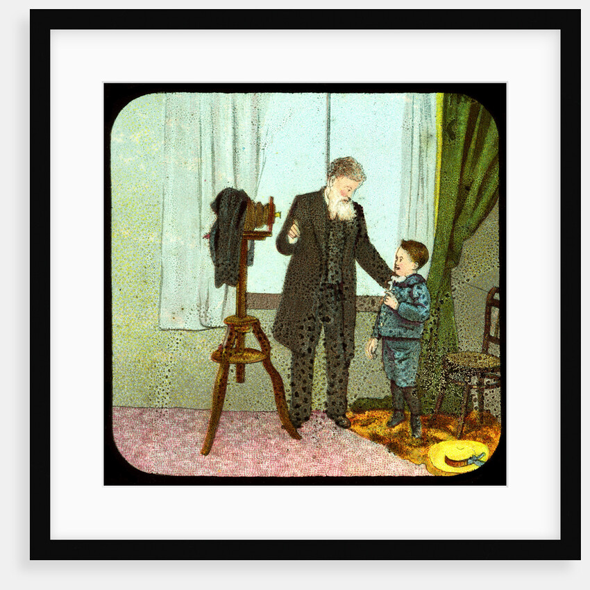 Photographer and child by Anonymous