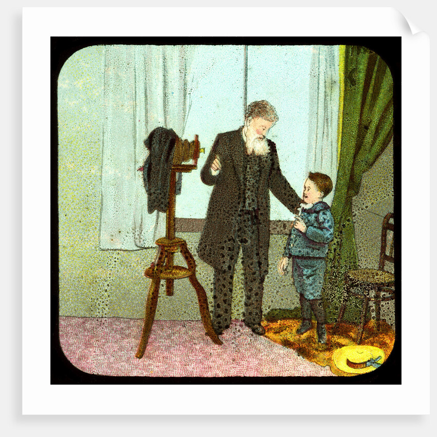 Photographer and child by Anonymous